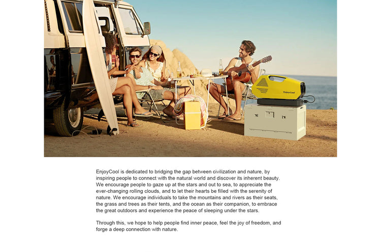Enjoy the great outdoors and create memories with your friends! Now, bring your Link2 portalble ac/portableac units/portable air coditioner/porttable ac/conditioner portable/to make your outdoor experience more comfortable and enjoyable.