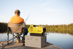 Portable Air Conditioner - Pre-owned Portable AC for Camping, 240W Low Power Consumption Portable AC for Car, Tent, RV, Truck, Outdoor (Yellow) - EnjoyCool
